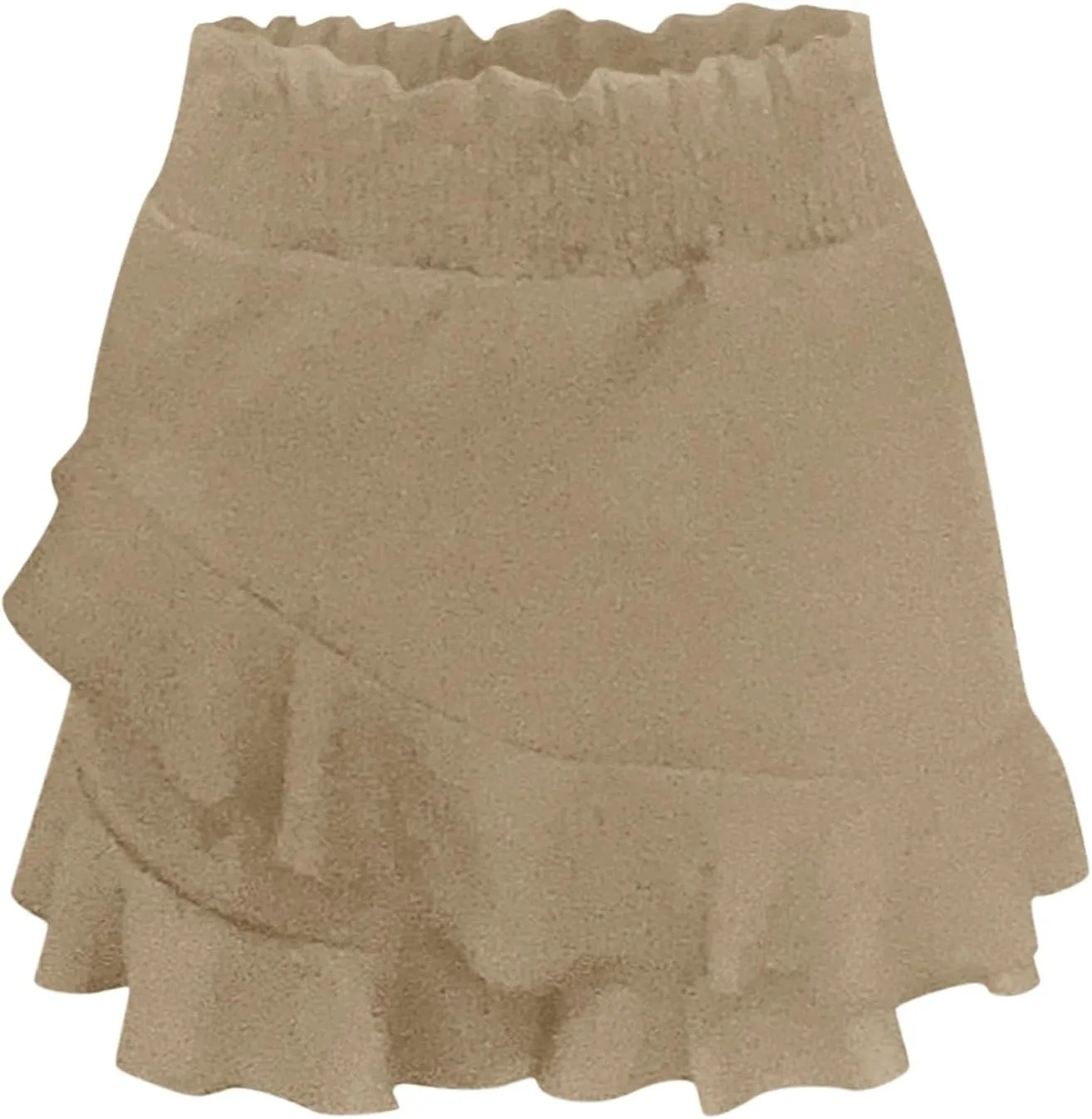 Flowy Shorts for Women Casual Baggy Skorts Ruffle Mini Skirts Comfy Running Tennis Flowy Shorts Lightweight
