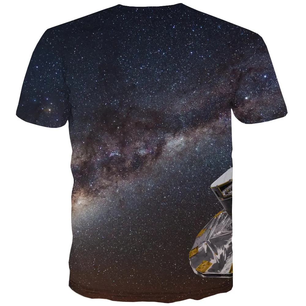 Galaxy T shirts Men Planet Tshirt Anime Starry Sky T shirts Funny Colorful Tshirts Cool Harajuku T-shirts 3d