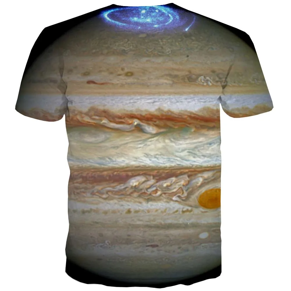 Galaxy T shirts Men Planet Tshirts Cool Starry Sky T-shirts Graphic Colorful T shirts Funny Harajuku Tshirts Novelty