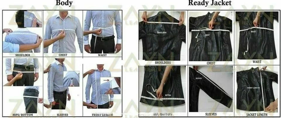 Genuine Lambskin Leather Jackets For Men - Motorcycle Biker Leather Jacket Men