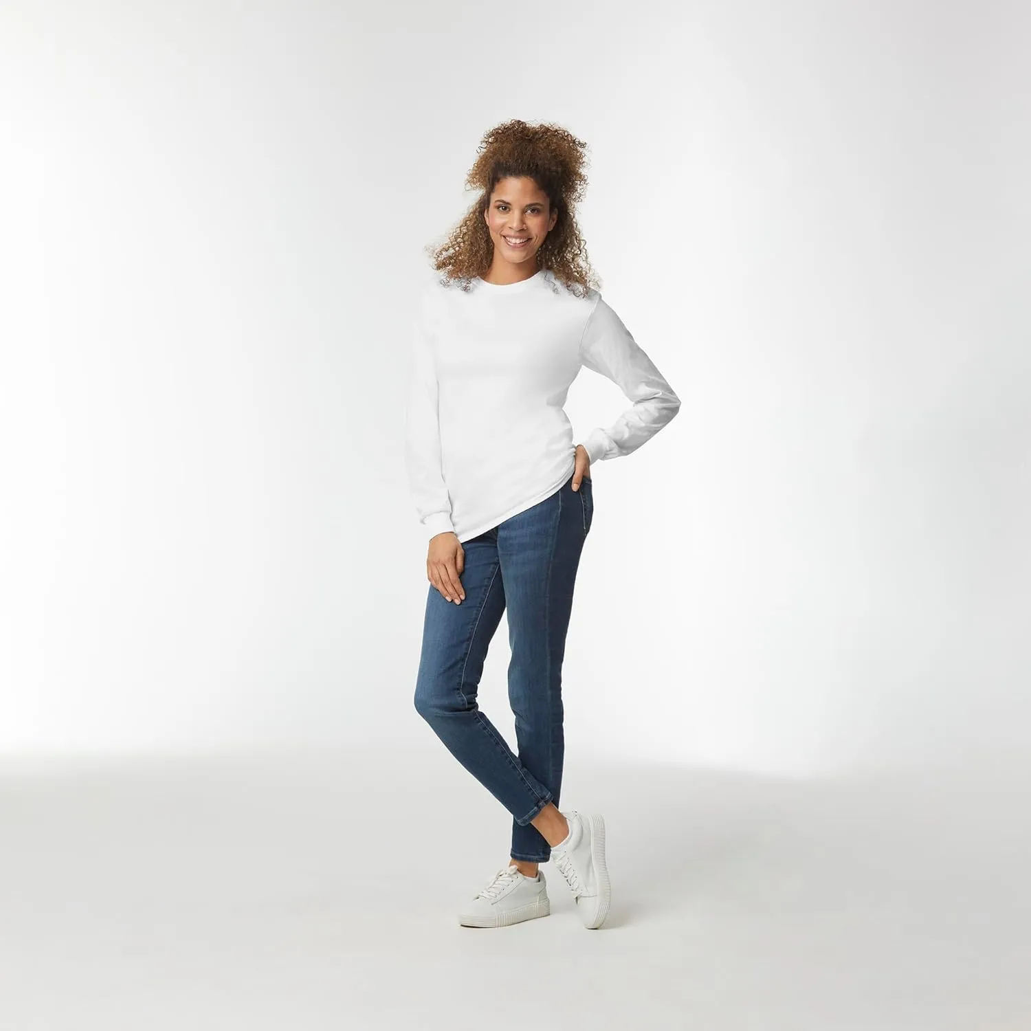 Gildan Adult Ultra Cotton Long Sleeve T-Shirt, Style G2400, Multipack