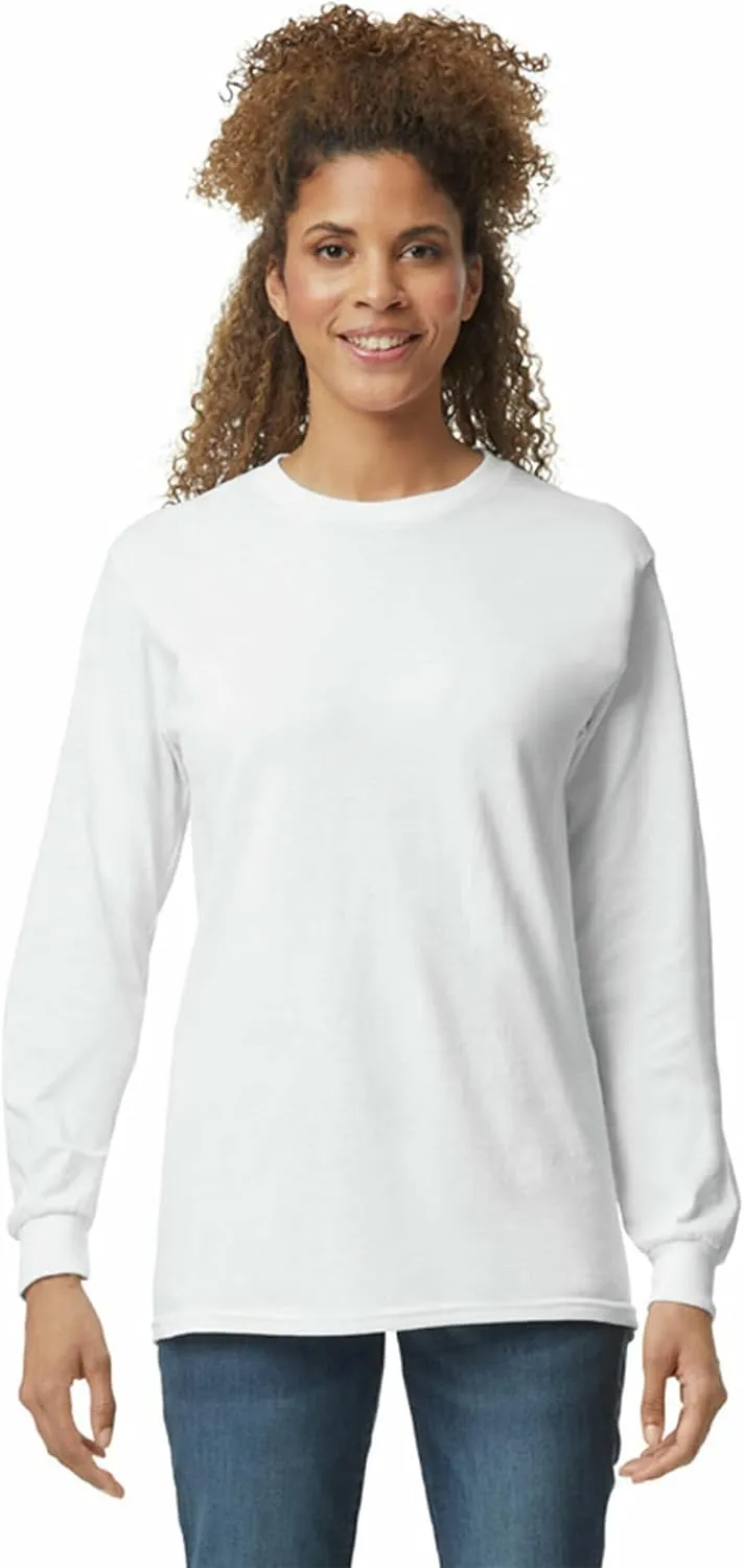 Gildan Adult Ultra Cotton Long Sleeve T-Shirt, Style G2400, Multipack