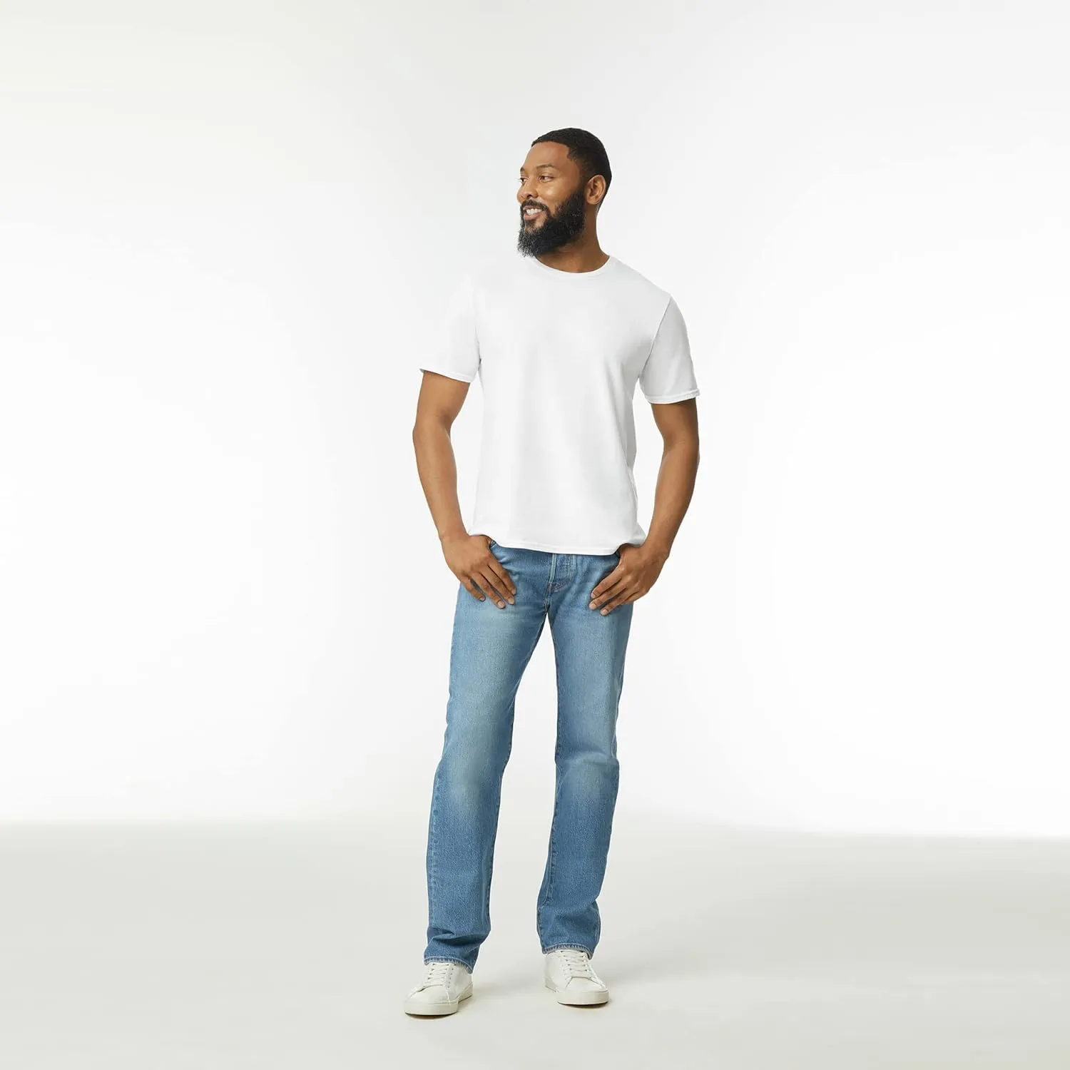Gildan Unisex Adult Softstyle Cotton T-Shirt, Style G64000, Multipack