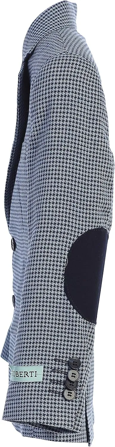 Gioberti Boys and Kids Houndstooth Fully Lined Blazer Jacket