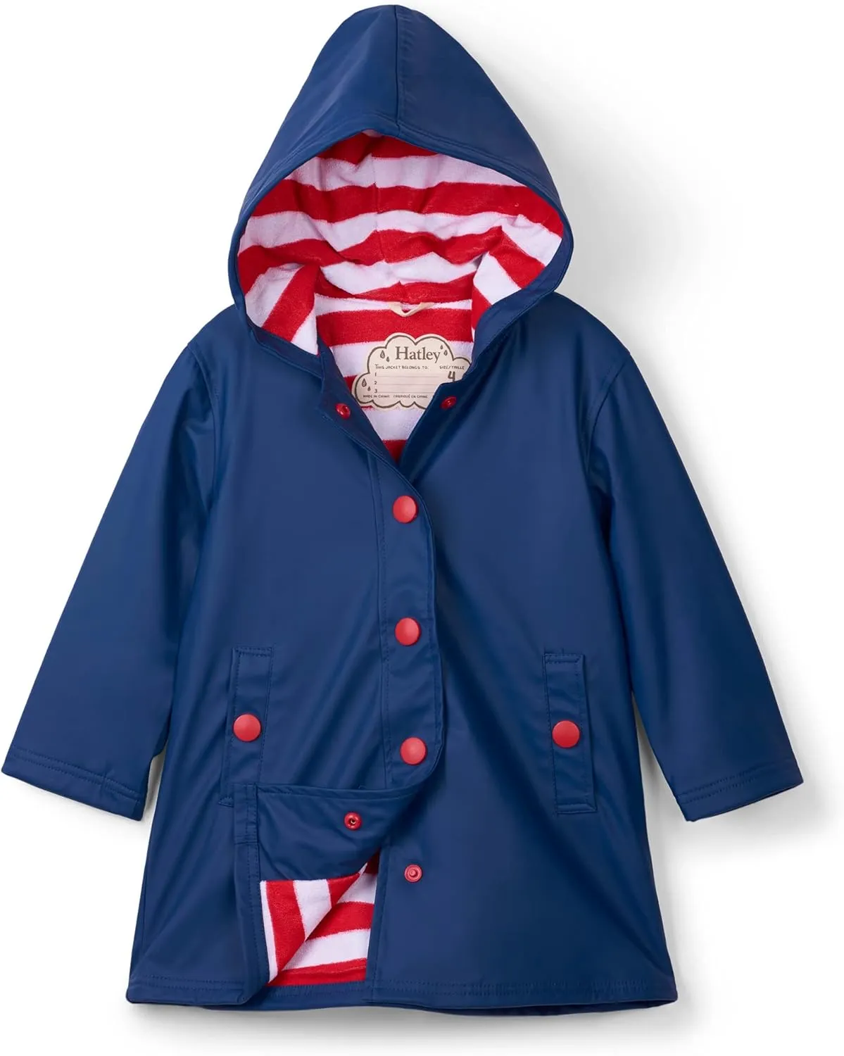 Hatley Kids Button-up Rain Jacket