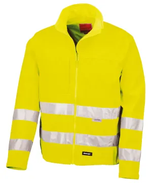 High-viz softshell jacket | Fluorescent Yellow