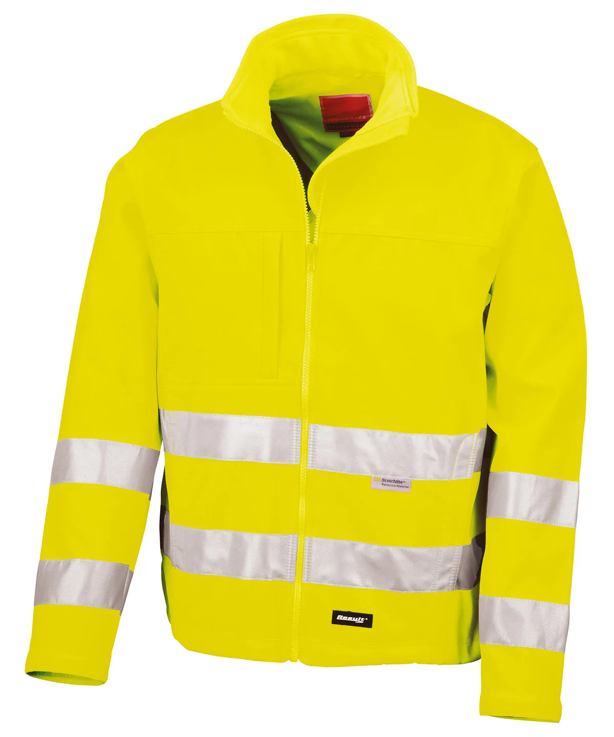 High-viz softshell jacket | Fluorescent Yellow