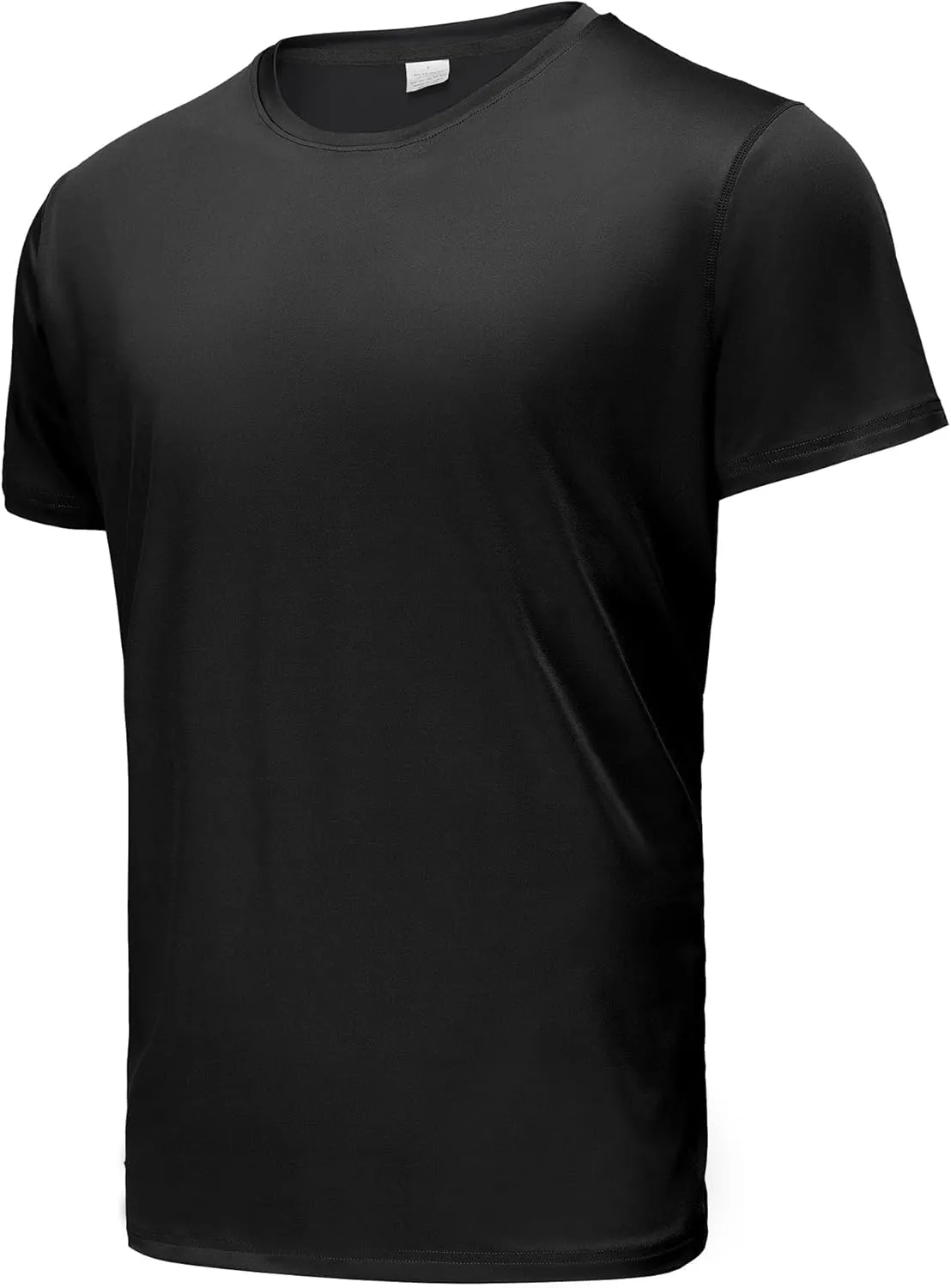 Holure Men's Compression/Loose Fit Tee Short Sleeve Sports Baselayer T-Shirts Cool Dry Tops (Pack of 1 or 3)