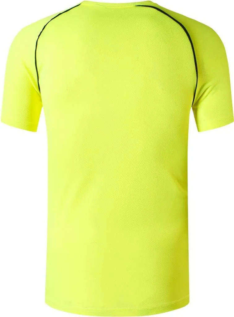 jeansian Men's Sport Quick Dry Fit Short Sleeve T-Shirts Tee Shirt Tshirt Tennis Golf Bowling Tops LSL182