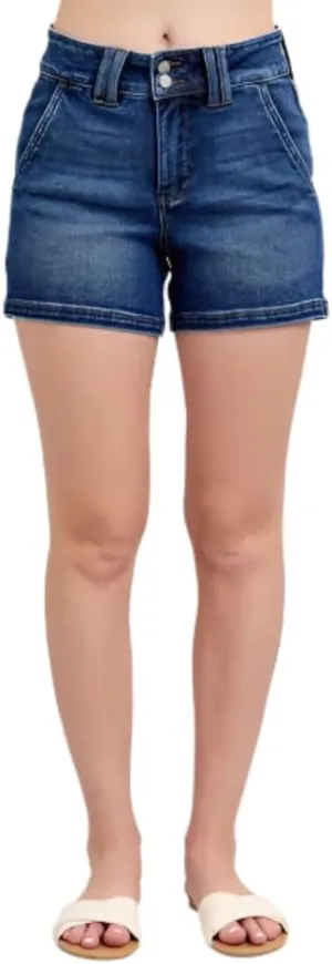 Judy Blue Double Button Denim Shorts