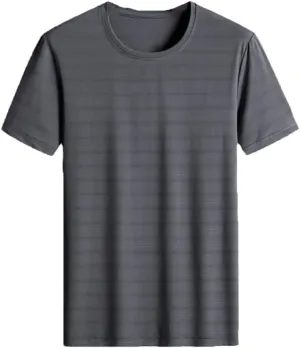 keusyoi Oversized Ice Silk Mesh Tshirt for Men Summer Short Sleeve Tee Tops Men's Quick Dry T-Shirt Running Tshirt