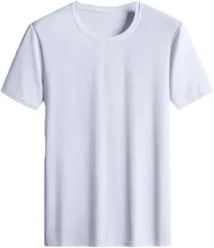 keusyoi Oversized Ice Silk Mesh Tshirt for Men Summer Short Sleeve Tee Tops Men's Quick Dry T-Shirt Running Tshirt