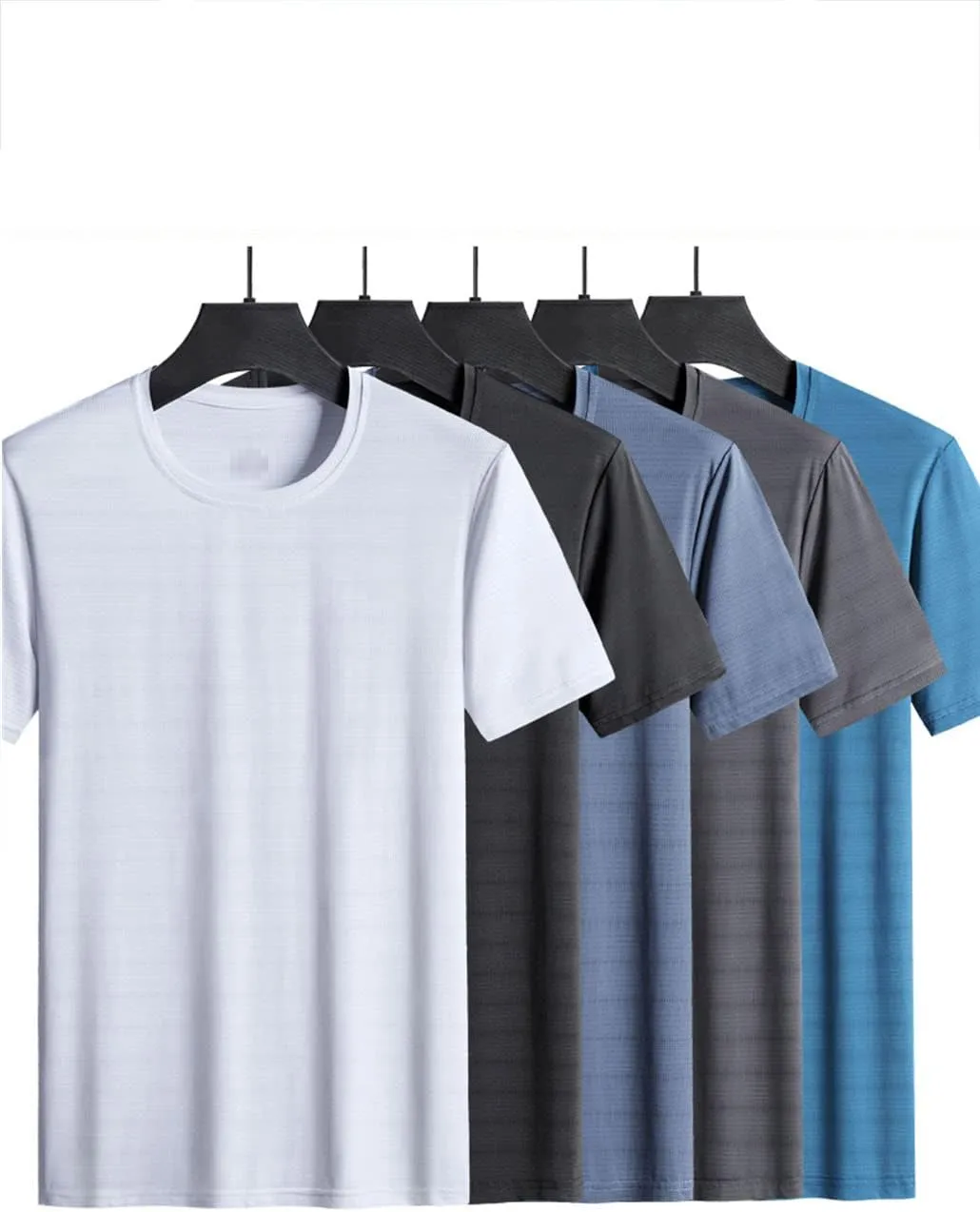 keusyoi Oversized Ice Silk Mesh Tshirt for Men Summer Short Sleeve Tee Tops Men's Quick Dry T-Shirt Running Tshirt