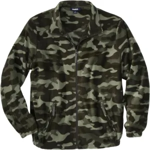 KingSize Men's Big & Tall Explorer Plush Fleece Full-Zip Jacket