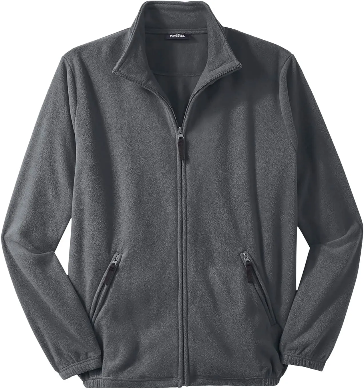 KingSize Men's Big & Tall Explorer Plush Fleece Full-Zip Jacket