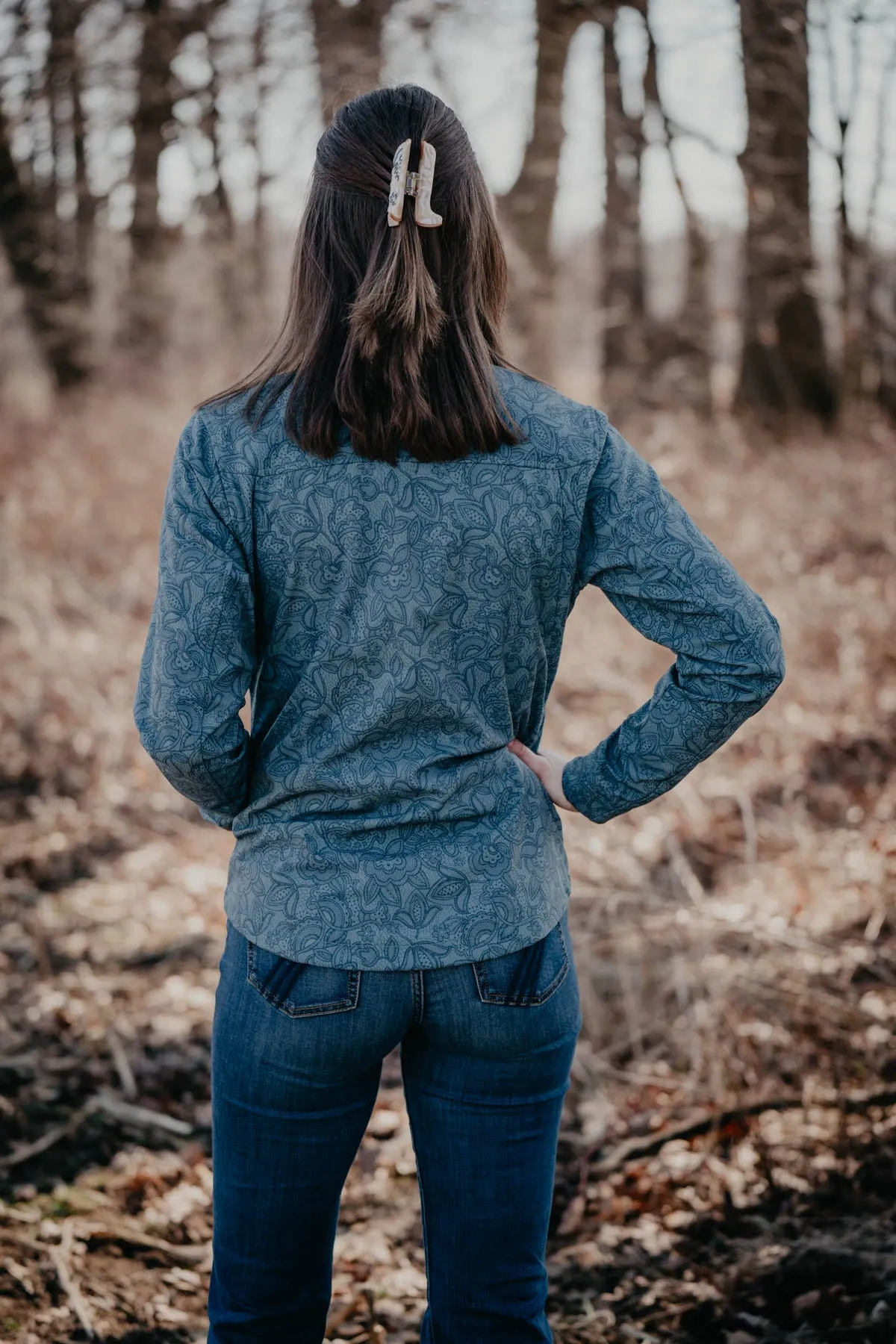 'Lacey' Womens Stormy Blue Softshell Jacket (S-XXL)