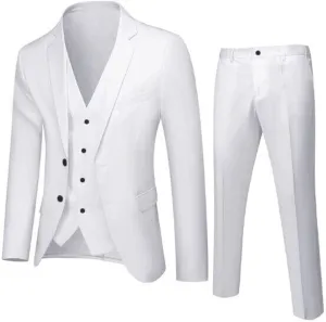 LCMTWX Suits For Men 2024 Suit Business Wedding Party Jacket Vest & Pants Coat Jacket Suit For Men Prom Suits For Men Prom