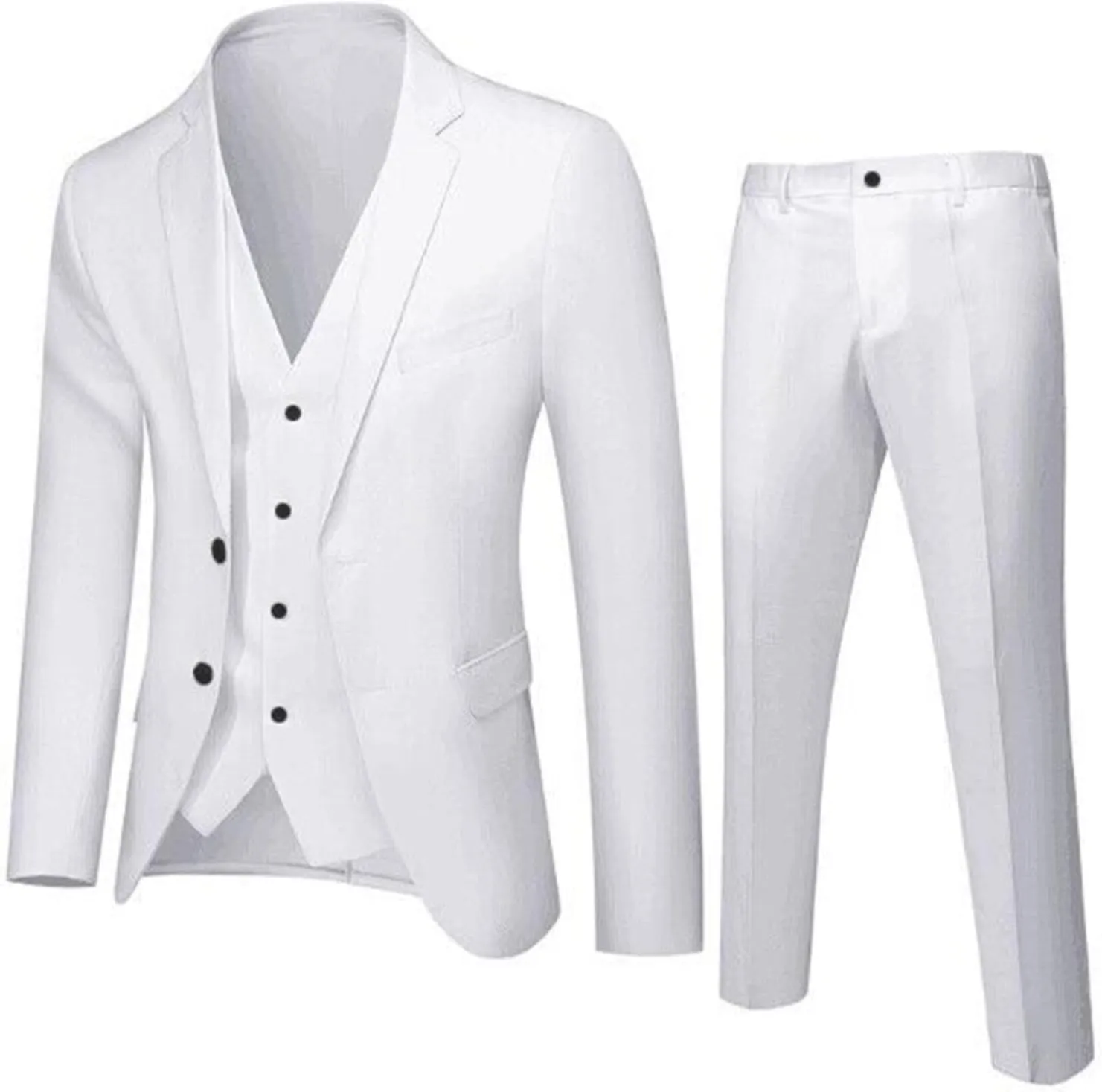 LCMTWX Suits For Men 2024 Suit Business Wedding Party Jacket Vest & Pants Coat Jacket Suit For Men Prom Suits For Men Prom