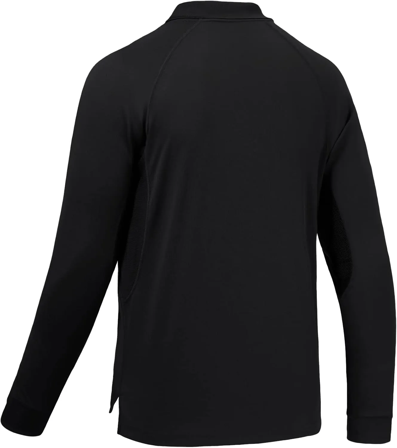Lightbare Mens Performance Polo Shirt Moisture Wicking Quick Dry Tactical Pique Shirts Hiking Fishing Golf UPF 50