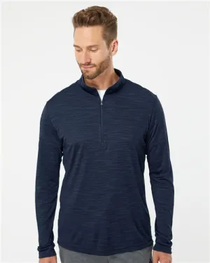 Lightweight Mlange Quarter-Zip Pullover - A475