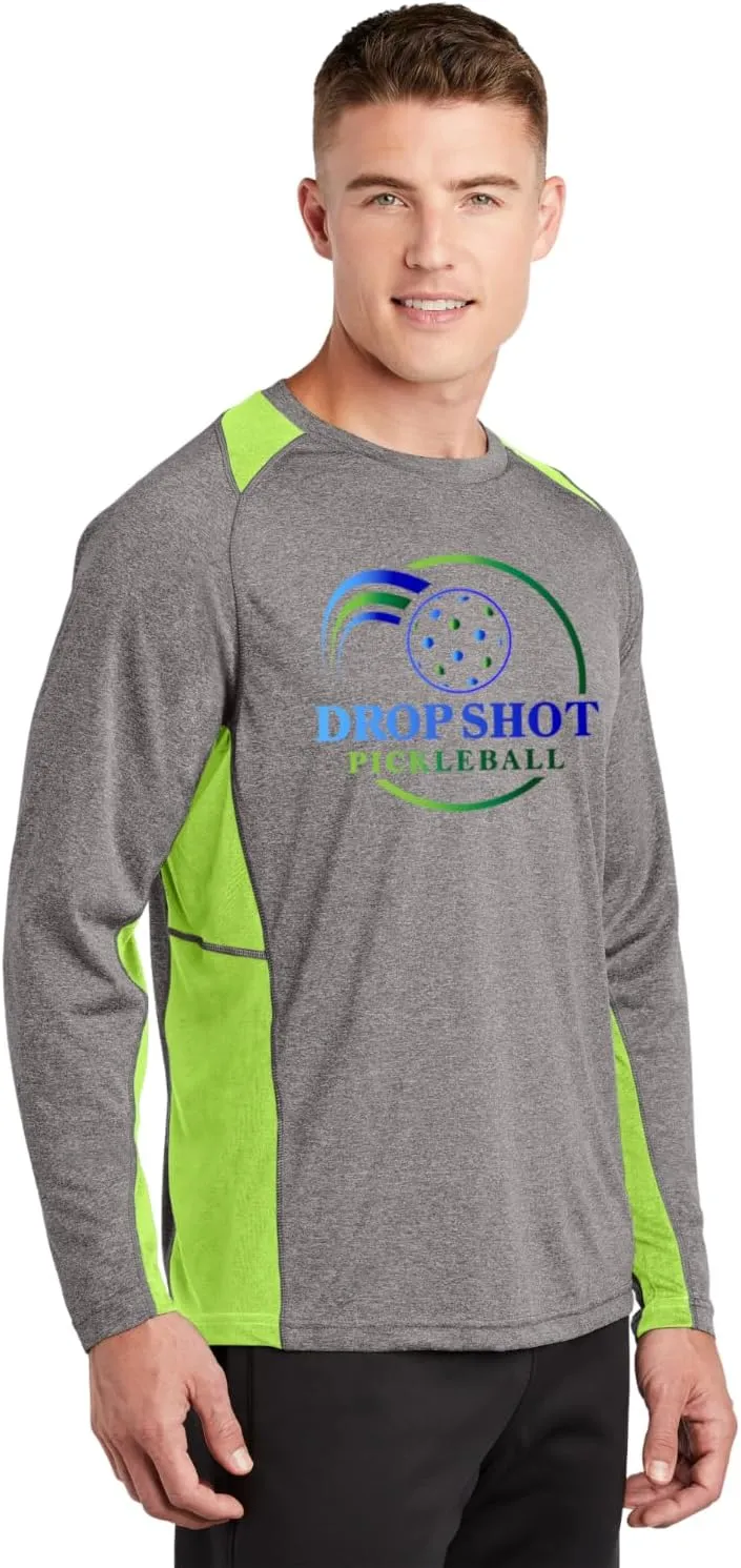 Long Sleeve Pickleball T Shirt | UPF Athletic Dri-Fit Active Shirts | Performance Contender Tee