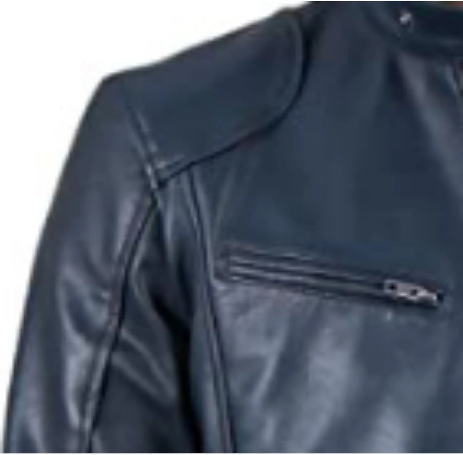 Male Cafe Racer Style PU Jacket Motorcycle Distressed Leather Jackets Moto Coat Bikers Leather Biker Blazer