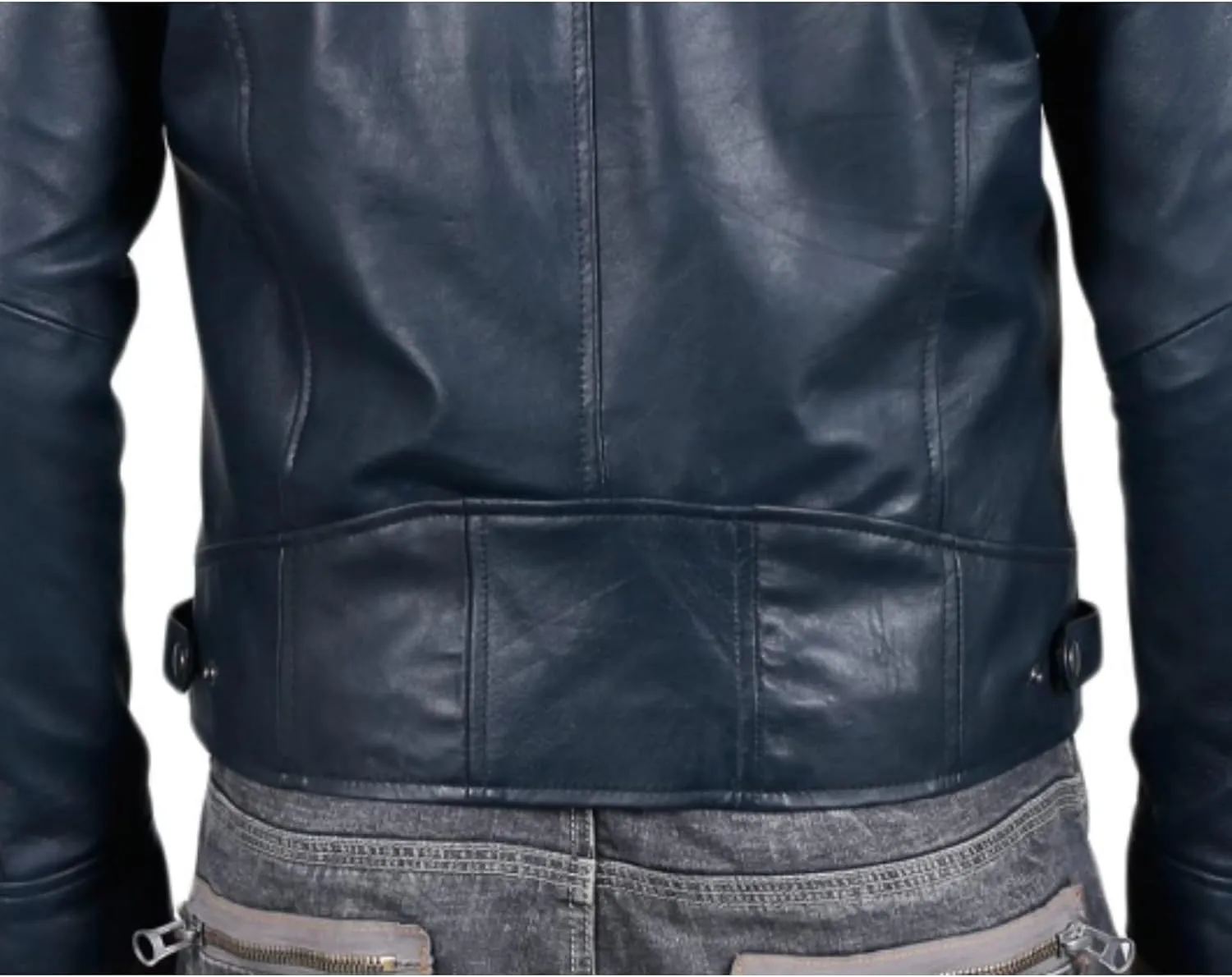 Male Cafe Racer Style PU Jacket Motorcycle Distressed Leather Jackets Moto Coat Bikers Leather Biker Blazer