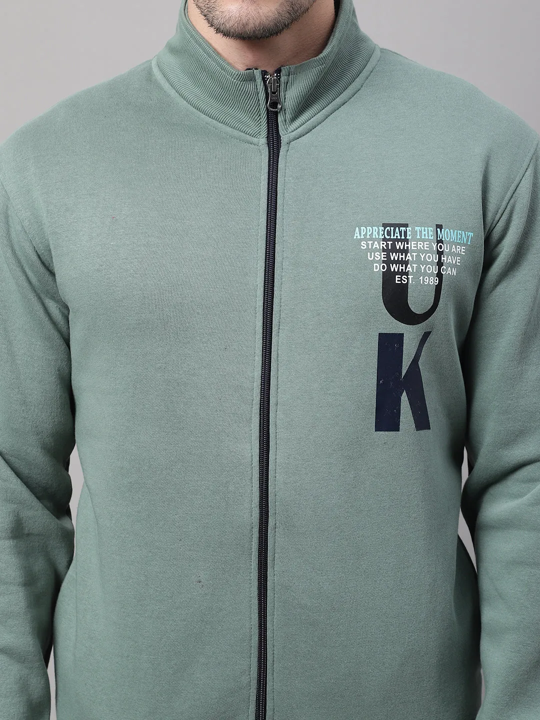 Men Green Sweatshirt