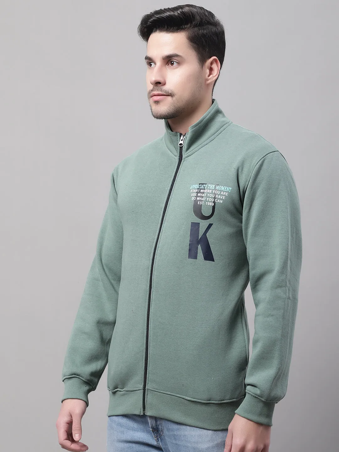 Men Green Sweatshirt