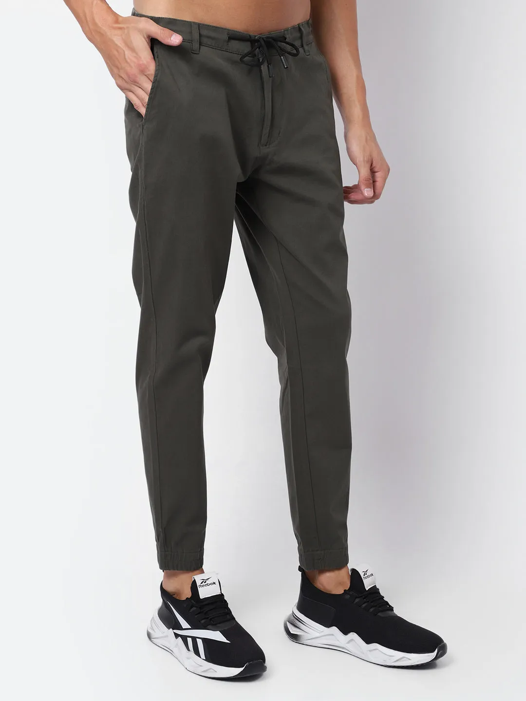 Men Olive jogger