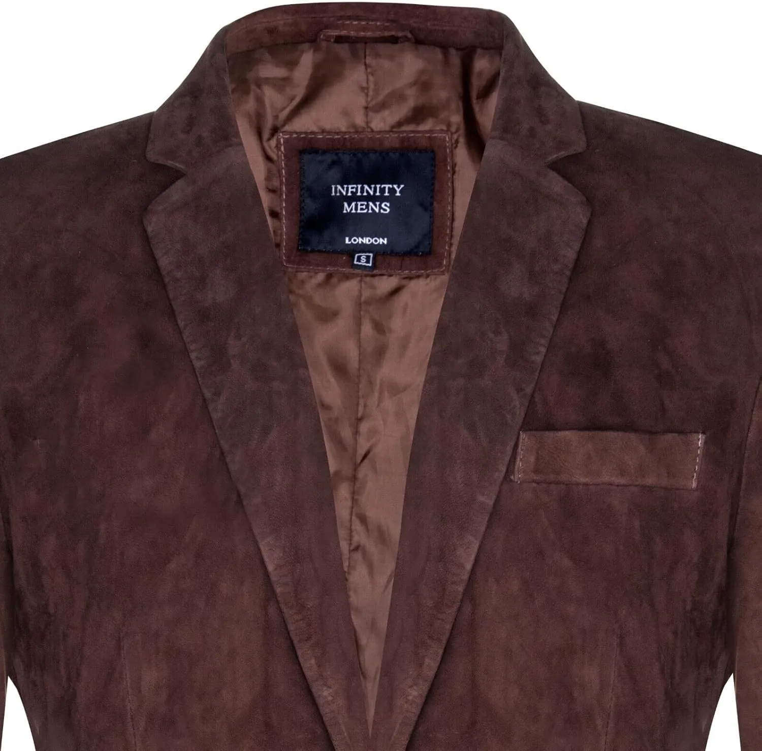 Men's Black Suede Blazer Jacket Soft Real Italian Leather Fitted Vintage Coat