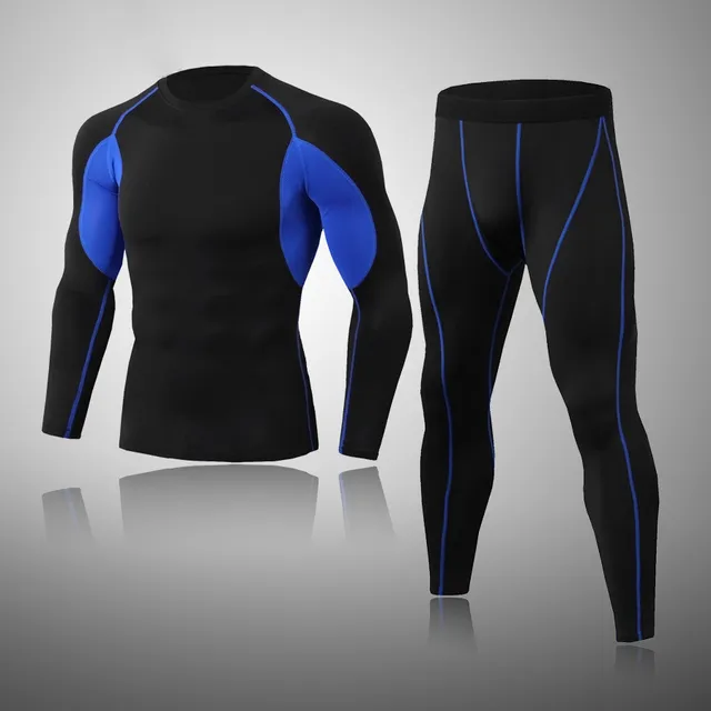Men's Compression Training Thermal Quick Dry Underwear Full Set