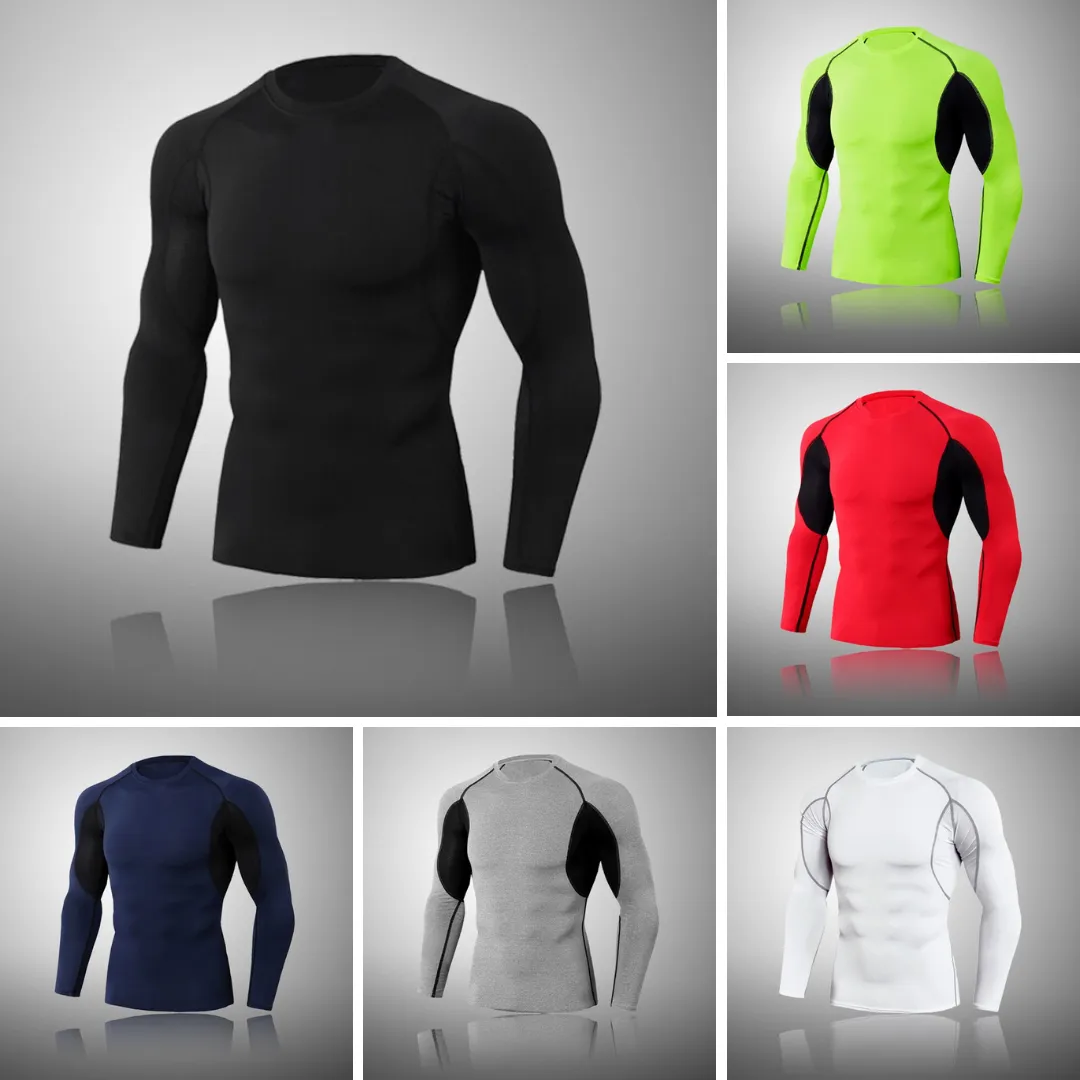 Men's Compression Training Thermal Quick Dry Underwear T-Shirt