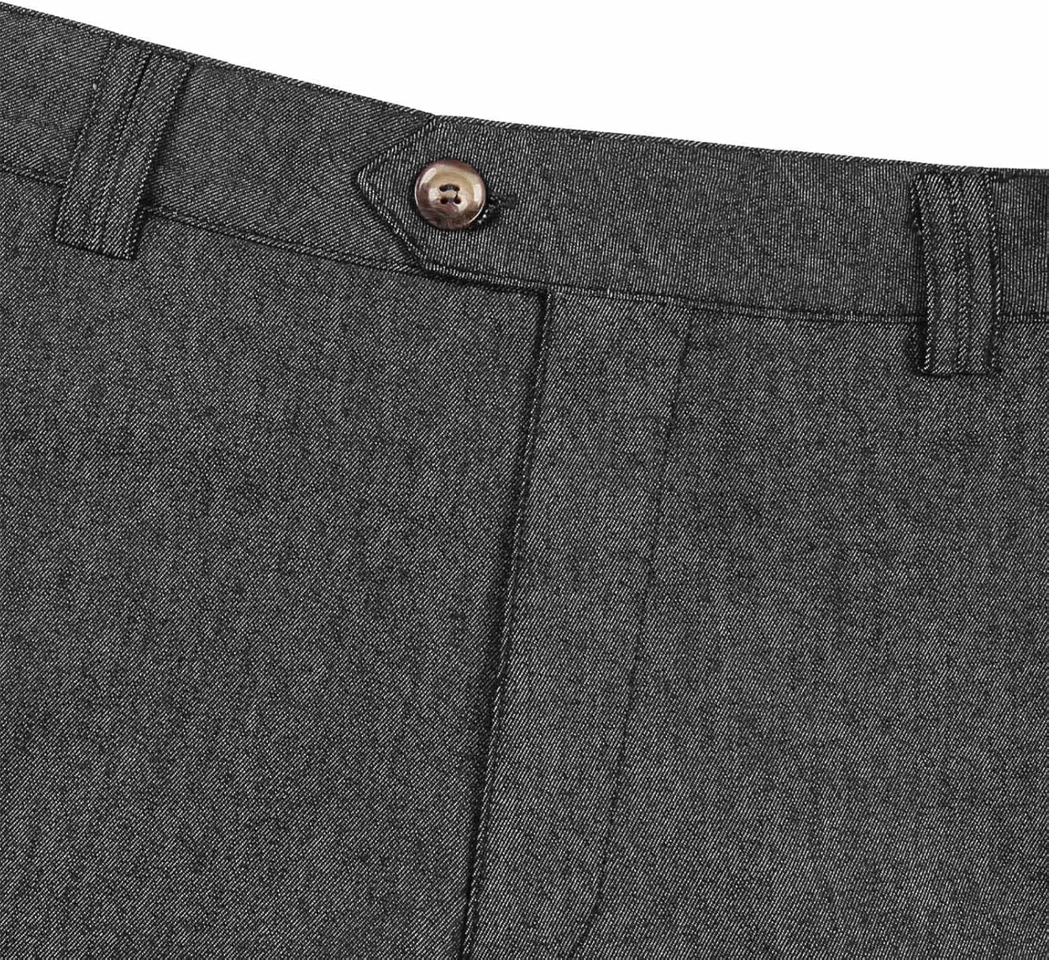 Mens Cotton Blend Chino Pants Slim Fit Flat Front Stretch Skinny Tapered Business Dress Pants Fashion Casual Trousers