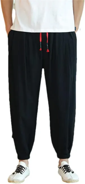 Men's Jogging Pants Streetwear Loose Casual Cotton Trouser Harem Pants Harajuku Sweatpants