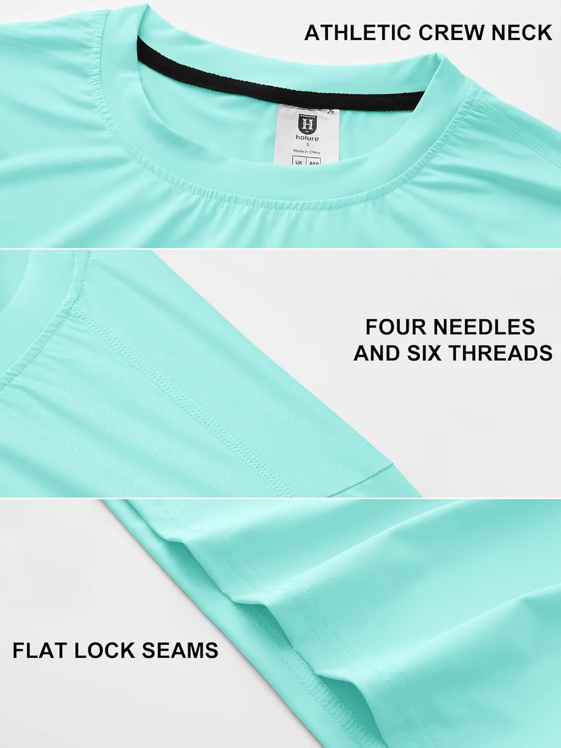 Men's Rash Guard UPF 50  Sun Protection Clothing Short Sleeve T-Shirts for Men Lightweight Quick Dry SPF UV Swim Tees
