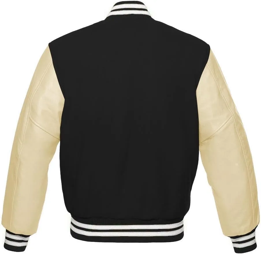 Men's Varsity Jacket Baseball Letterman Wool and Leather Best Premium Quality Basketball Jackets