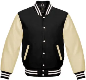 Men's Varsity Jacket Baseball Letterman Wool and Leather Best Premium Quality Basketball Jackets