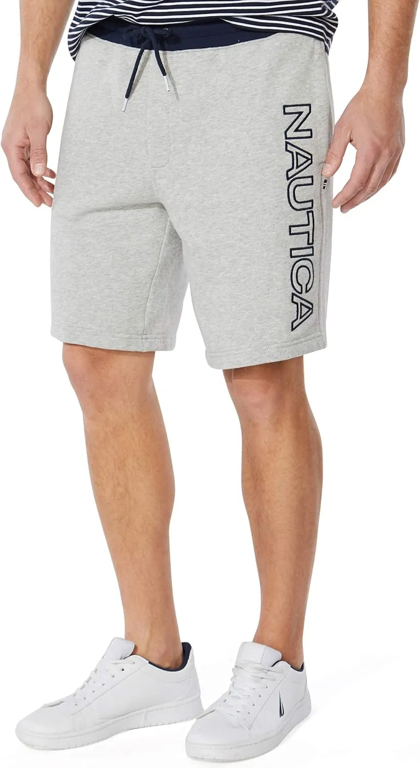 Nautica Men's Fleece Logo Shorts