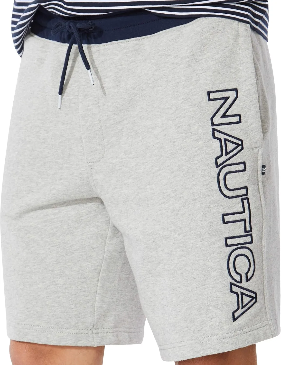 Nautica Men's Fleece Logo Shorts