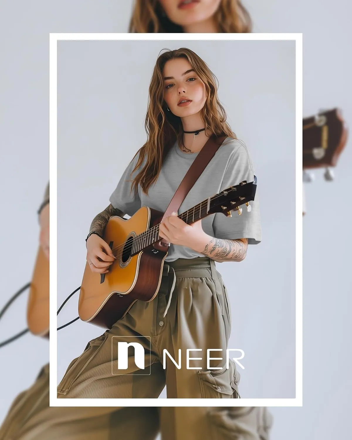 Neer 4 Pack Women's Half Sleeve Top Elbow Length T Shirt Women Round Neck Basic Cotton Tee Summer Casual Blouses