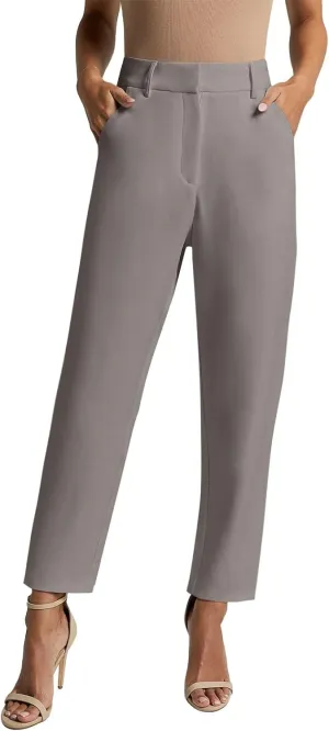 NIMIN Women High Waisted Dress Work Ankle Pants Long/Regular/Short Office Business Casual Trousers with Pockets 2025