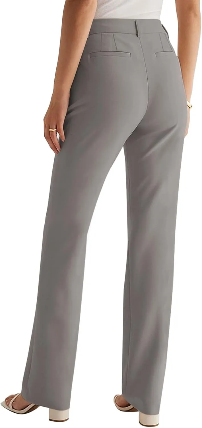 NIMIN Women High Waisted Dress Work Ankle Pants Long/Regular/Short Office Business Casual Trousers with Pockets 2025