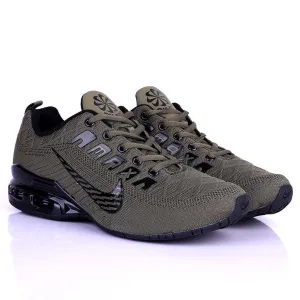 NK Joy Ride Zoom Green Sneaker With Solid Black Sole