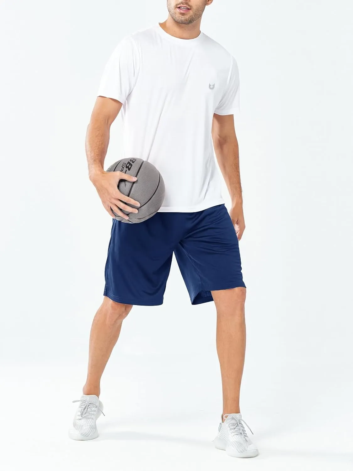 NORTHYARD Men's 10" Athletic Shorts Basketball Workout Gym Lightweight Quick Dry Shorts with Mesh & Zip Pockets