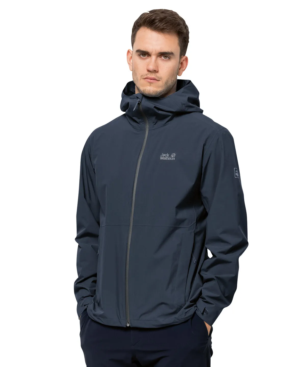 Packable waterproof jacket (NL) | Night Blue