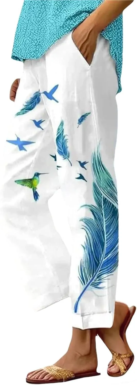 Palazzo Pants for Women Tether Loose Yoga Trousers Womens Pants Casual Womens Vacation Outfits Ladies