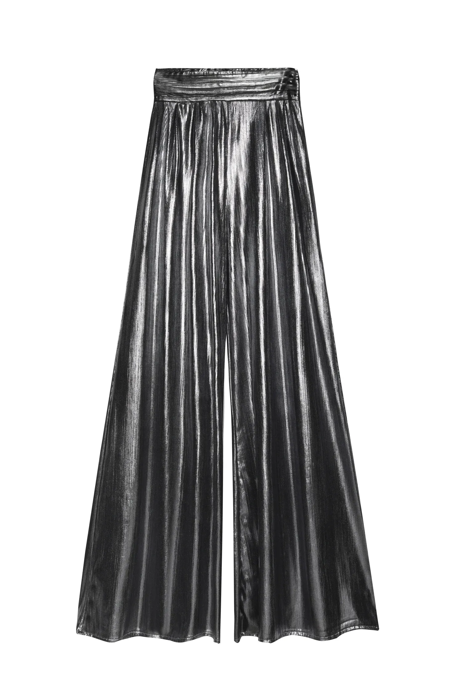 Phoebe Metallic Wide Leg Pants
