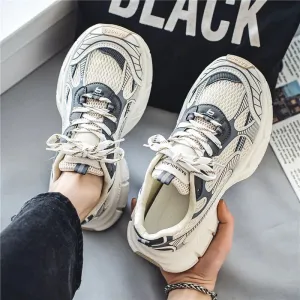 Printed Lace Up Sneakers