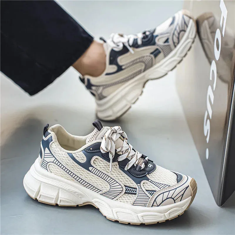 Printed Lace Up Sneakers